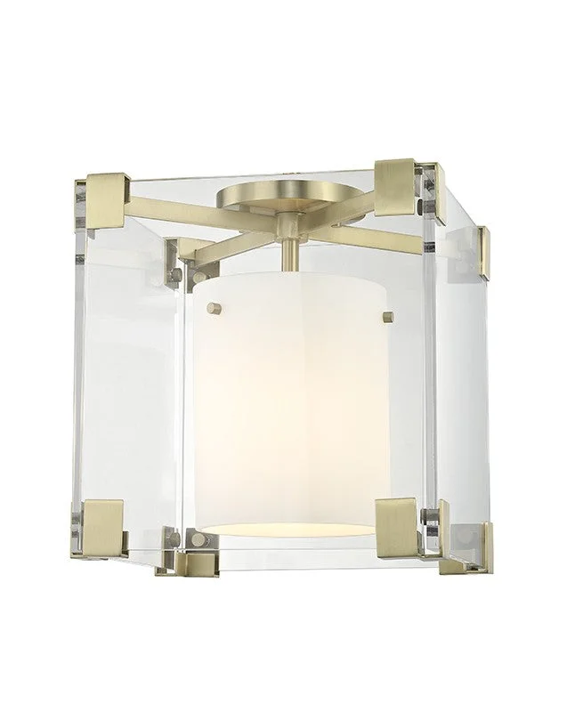 Waterproof Industrial Lighting for Wet AreasAchilles One Light Flush Mount