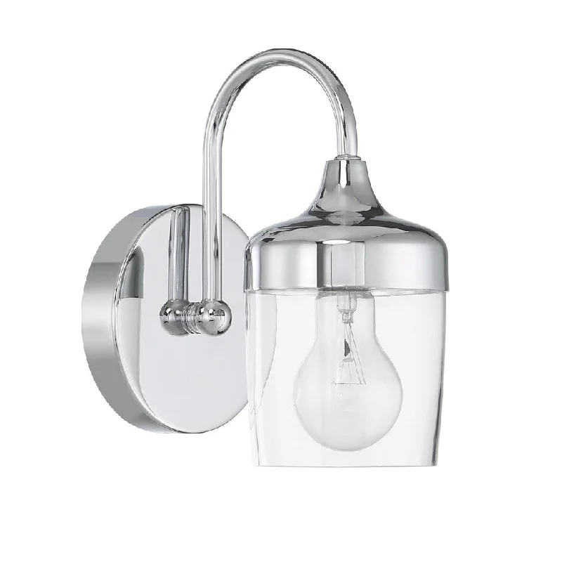 Industrial Ceiling - Mounted Lighting for Assembly PlantsWrenn 1 Light Wall Sconce in Chrome
