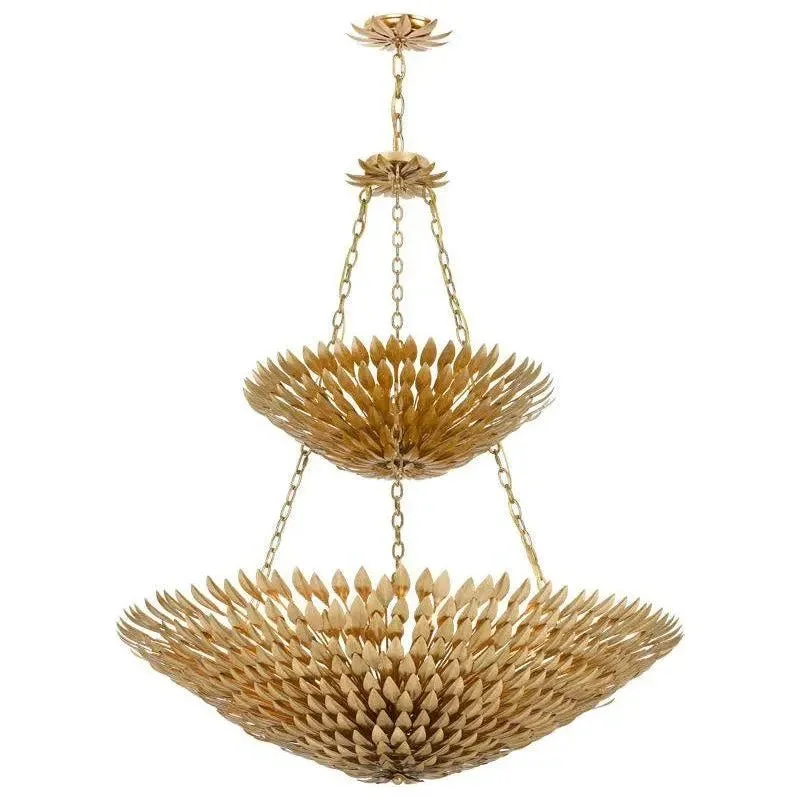 Wireless track lighting for easy installationBroche Chandelier - Tiers