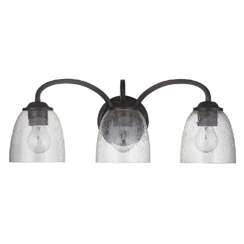 Dust - Resistant Industrial Lighting for Dirty WorkspacesSerene 3 Light Vanity in Espresso Dust - Resistant Industrial Lighting for Dirty WorkspacesSerene 3 Light Vanity in Espresso
