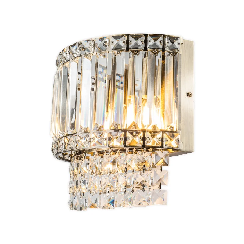 Track lighting for updating office lobbiesindustrial style wall lamps with exposed bulbs for urban loftsElizabeth 3 Light Wall Light Antique Brass/Polished Chrome with Crystal Track lighting for updating office lobbiesindustrial style wall lamps with exposed bulbs for urban loftsElizabeth 3 Light Wall Light Antique Brass/Polished Chrome with Crystal