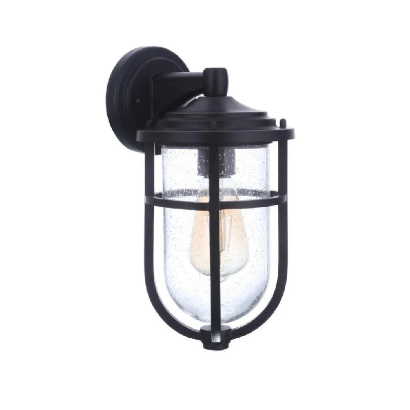 Dimmable Industrial Lighting for Ambiance ControlVoyage 1 Light Small Outdoor Wall Lantern in Midnight Dimmable Industrial Lighting for Ambiance ControlVoyage 1 Light Small Outdoor Wall Lantern in Midnight