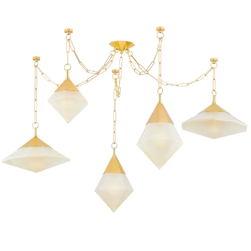 Track lighting for illuminating dining tablesAngelique Chandelier