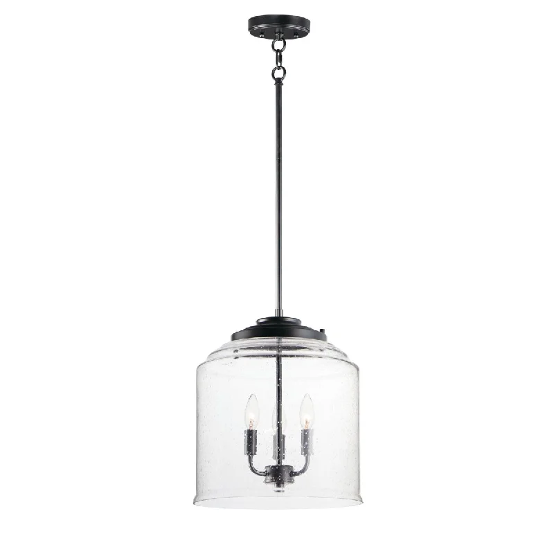 Dimmable Industrial Lighting for Ambiance ControlAcadia 16 in. 3 Lights Pendant Light Black Finish Dimmable Industrial Lighting for Ambiance ControlAcadia 16 in. 3 Lights Pendant Light Black Finish