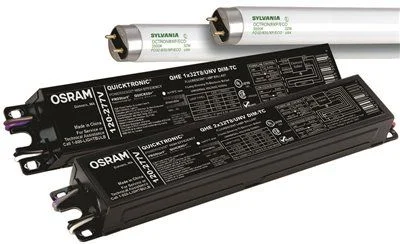Track lighting with a sleek profileSylvania Quicktronic Powersense Fluorescent Electronic Ballast 1 X 32 Watt T8 120 - 277 Volts Dimmable 10 Per Case