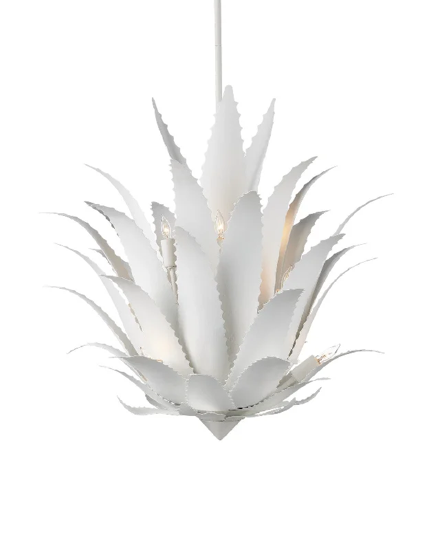 Industrial Lighting for Woodworking FactoriesAgave Nine Light Chandelier
