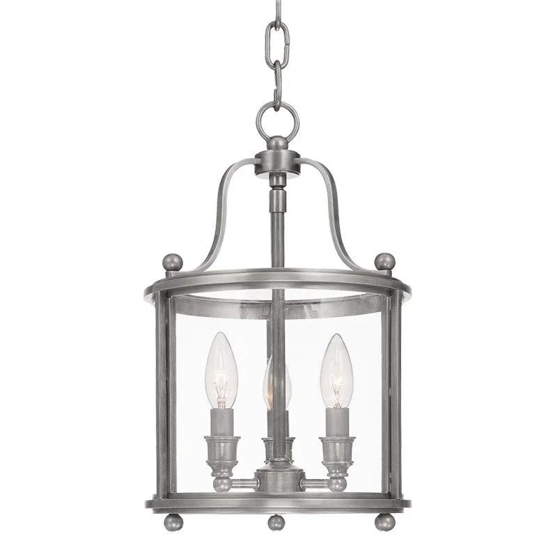 Industrial Wall - Mounted Lighting for Workshop WallsMansfield Three Light Pendant