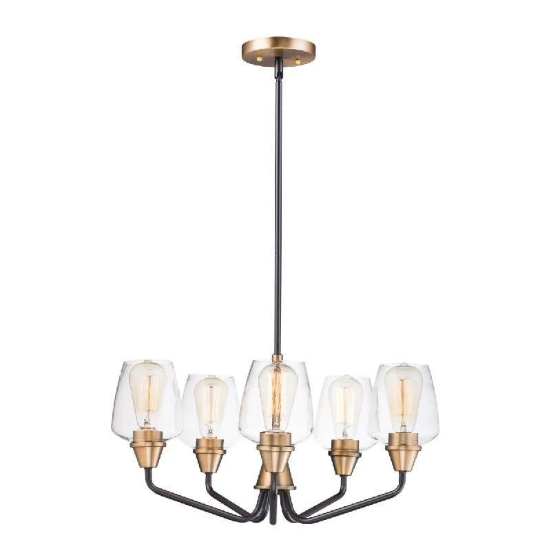Industrial Area Lighting for Large Open SpacesGoblet 23 in. 5 Lights Chandelier Antique Brass Finish Industrial Area Lighting for Large Open SpacesGoblet 23 in. 5 Lights Chandelier Antique Brass Finish