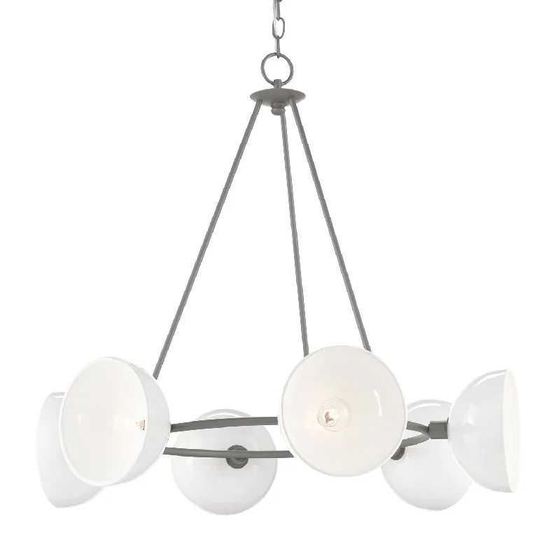Industrial Ceiling - Mounted Lighting for Assembly PlantsSoba Six Light Chandelier
