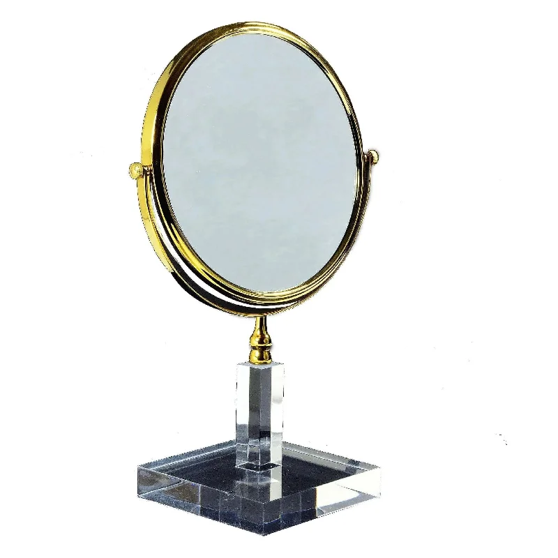 Track lighting with a sleek profileSolid 3X Magnifying Mirror