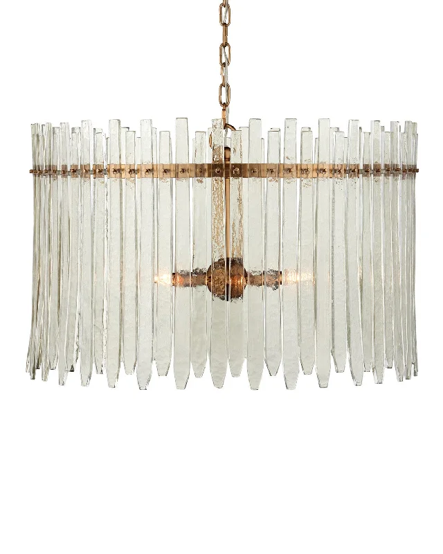 Industrial Wall - Mounted Lighting for Workshop WallsElectra Six Light Chandelier