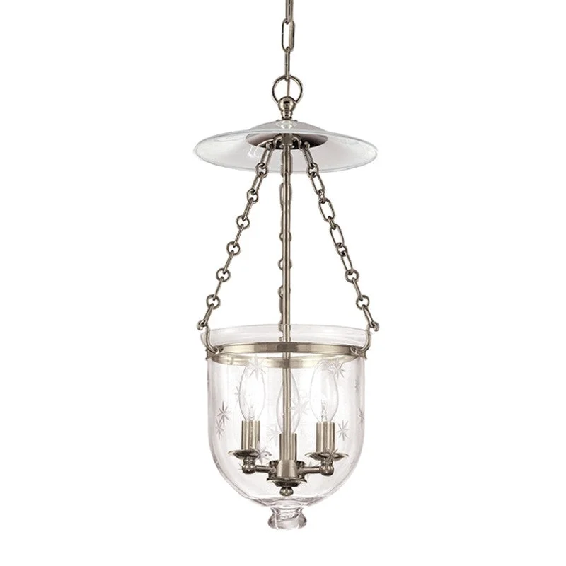 Industrial Pendant Lighting for Machine ShopsHampton Three Light Pendant