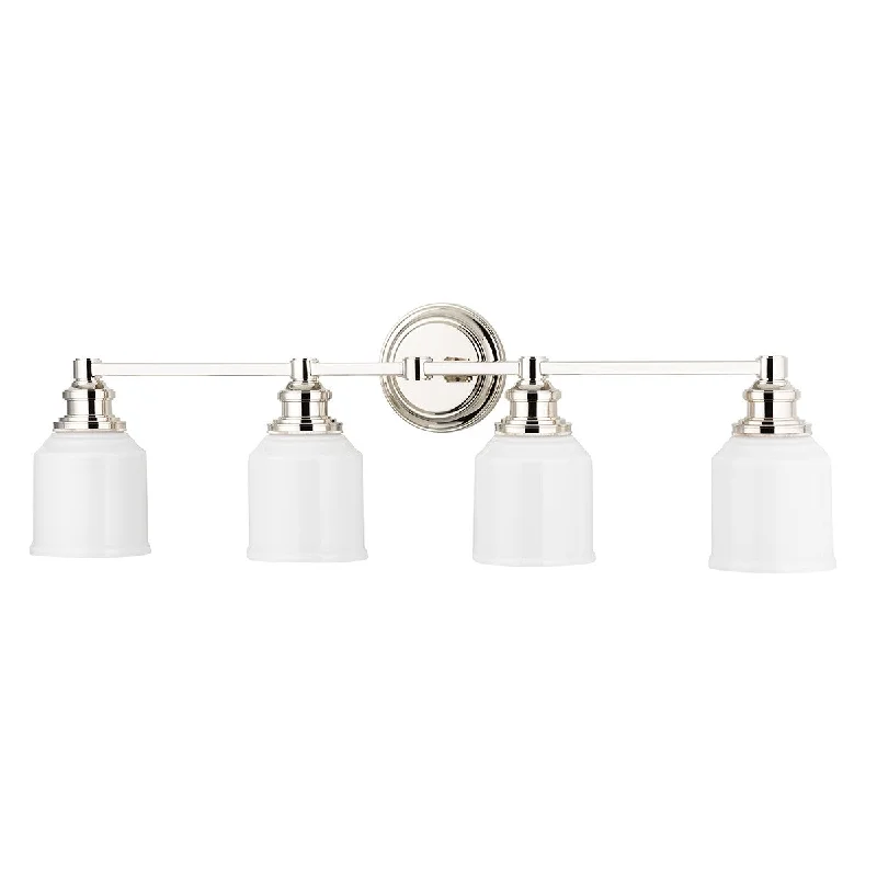 Industrial Pendant Lighting for Machine ShopsWindham Four Light Bath Bracket