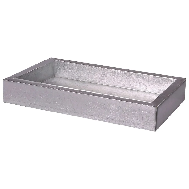 Waterproof track lighting for bathroomsEOS Silver Vanity Tray
