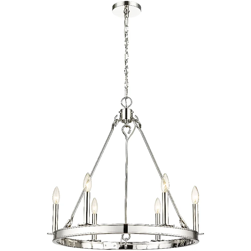 Track lighting with a sleek profileBarclay 6-Light Chandelier