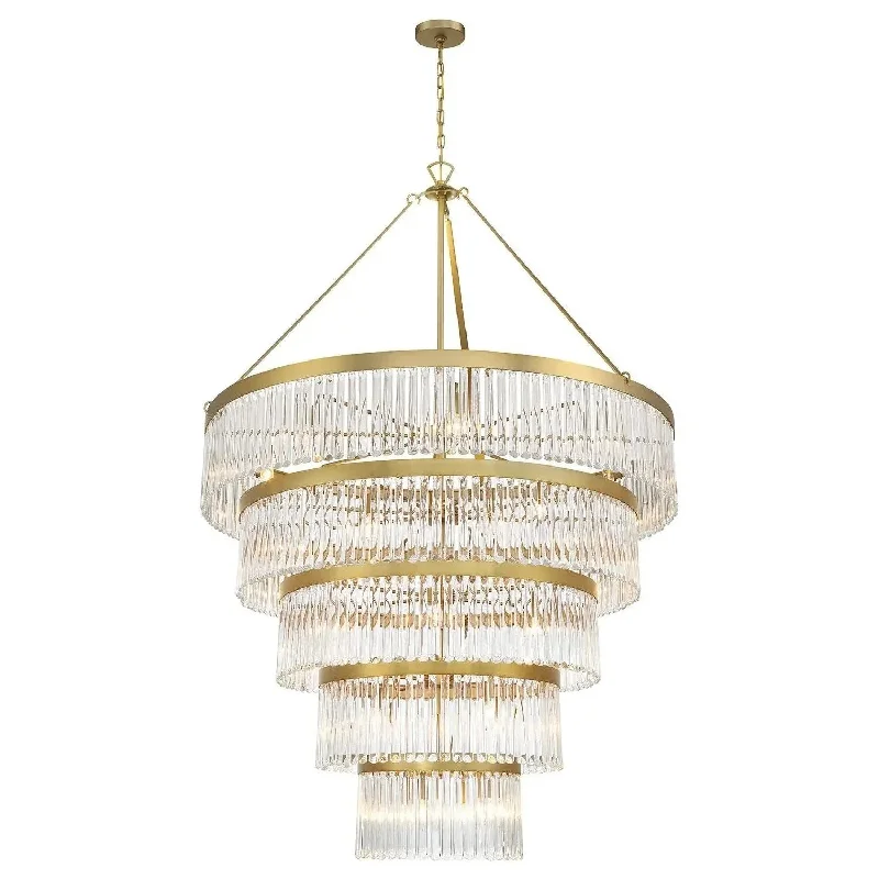 Wireless track lighting for easy installationEmory Chandelier