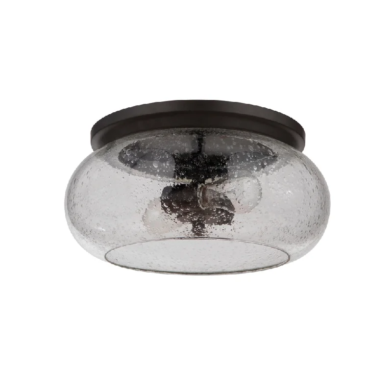 Industrial Lighting for Chemical PlantsSerene 2 Light Flushmount in Espresso
