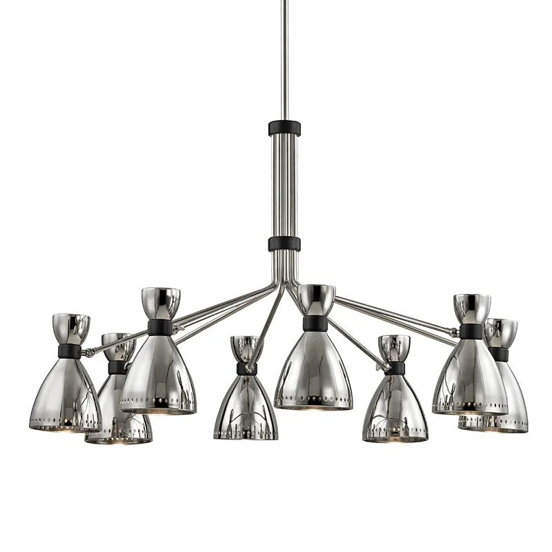 Industrial Lighting for Food Processing FactoriesSolaris Eight Light Chandelier
