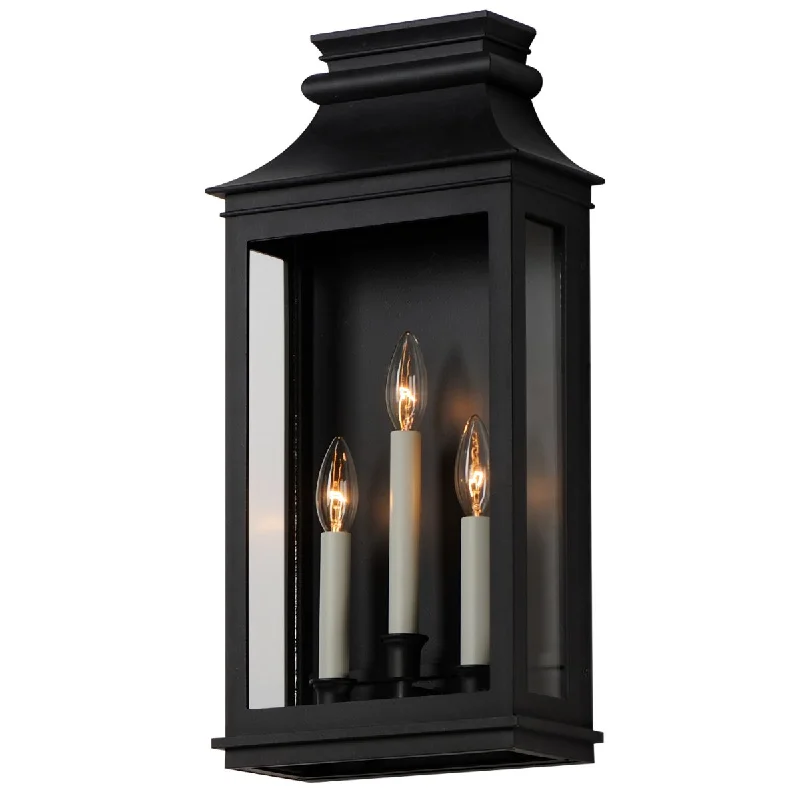 Industrial Lighting for Electronics ManufacturingSavannah VX 15 in. 3 lights Outdoor Wall Sconce Black Finish Industrial Lighting for Electronics ManufacturingSavannah VX 15 in. 3 lights Outdoor Wall Sconce Black Finish