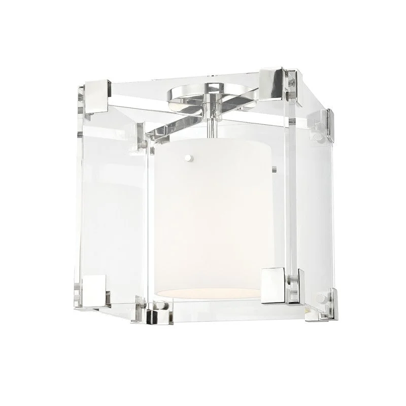 Industrial Lighting for Metal Fabrication ShopsAchilles One Light Flush Mount