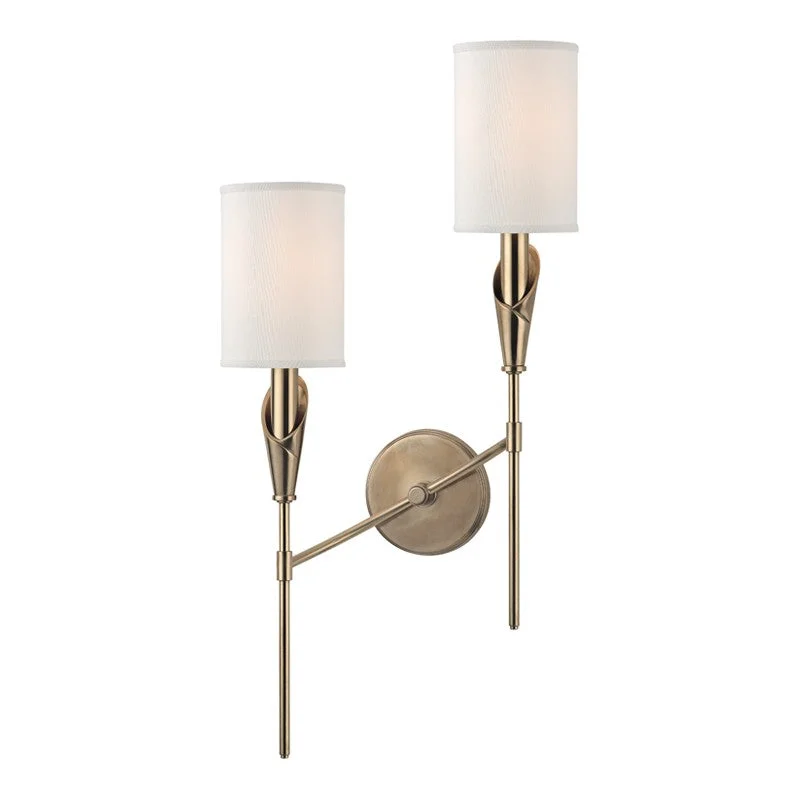 Industrial Area Lighting for Large Open SpacesTate Two Light Wall Sconce