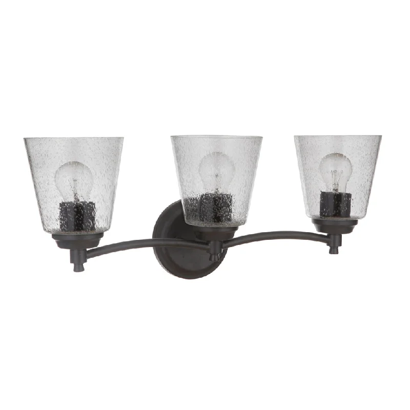 Industrial Lighting for Automotive Manufacturing PlantsTyler 3 Light Vanity in Flat Black Industrial Lighting for Automotive Manufacturing PlantsTyler 3 Light Vanity in Flat Black