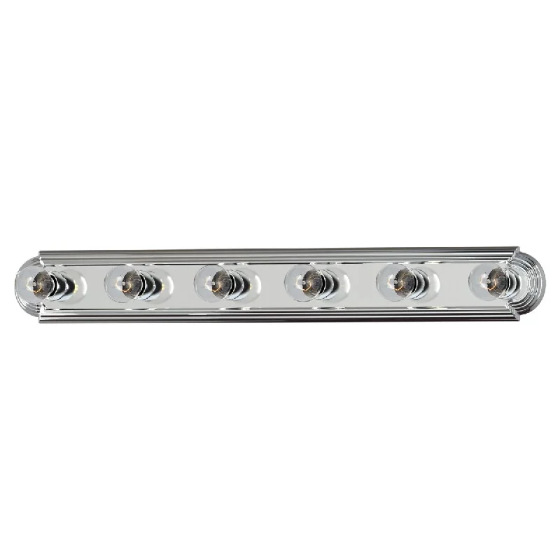 Industrial Lighting with High CRI (Color Rendering Index) for True Color PerceptionEssentials 712x 36 in. Vanity Light Chrome Finish Industrial Lighting with High CRI (Color Rendering Index) for True Color PerceptionEssentials 712x 36 in. Vanity Light Chrome Finish