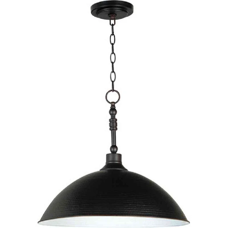 Industrial Lighting with High CRI (Color Rendering Index) for True Color PerceptionTimarron 1 Light Large Pendant in Aged Bronze Brushed Industrial Lighting with High CRI (Color Rendering Index) for True Color PerceptionTimarron 1 Light Large Pendant in Aged Bronze Brushed