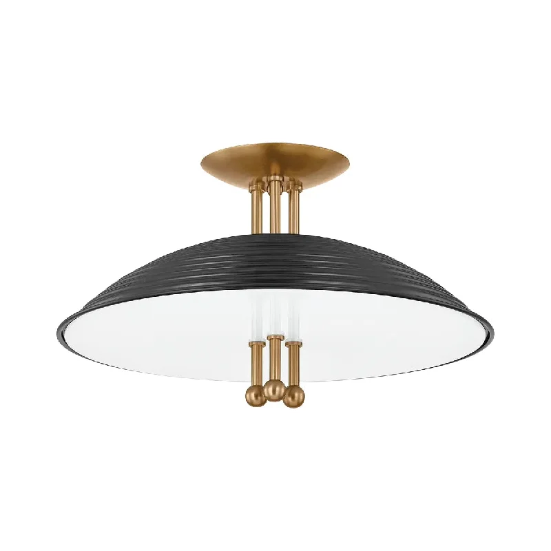Track lighting for museums and galleriesLarkin Semi Flush Mount