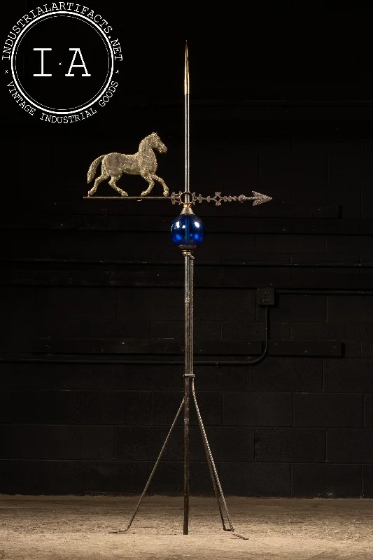 Industrial Lighting for Furniture FactoriesEarly 20th Century Lightning Rod Weathervane Industrial Lighting for Furniture FactoriesEarly 20th Century Lightning Rod Weathervane