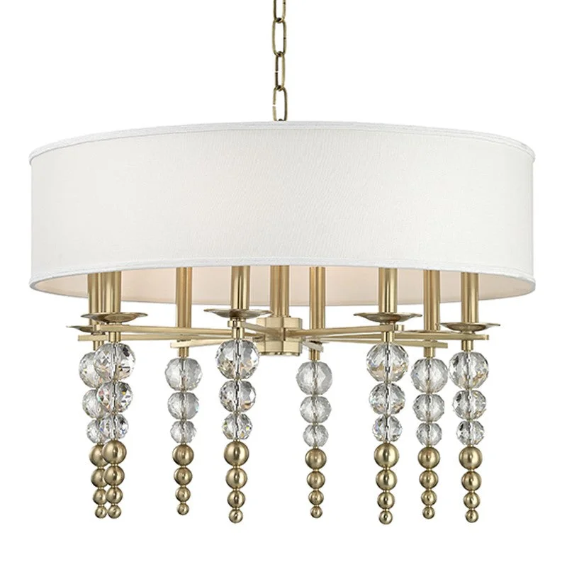 Industrial Lighting for Textile MillsPersis Eight Light Pendant