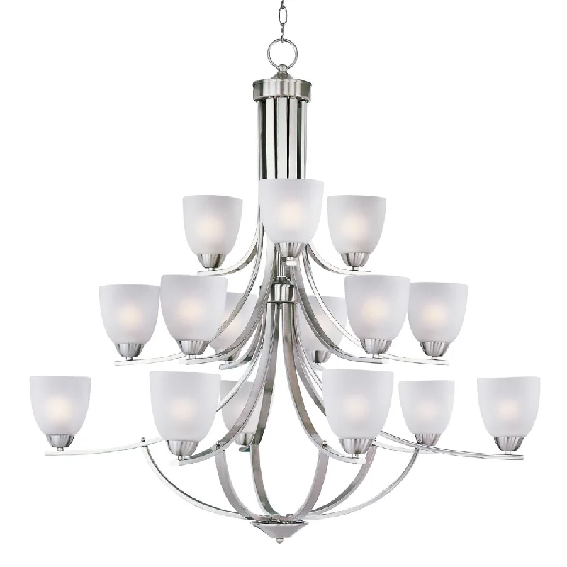 Color - Tunable Industrial Lighting for Special ApplicationsAxis 43 in. 15 Lights Chandelier Nickel Finish
