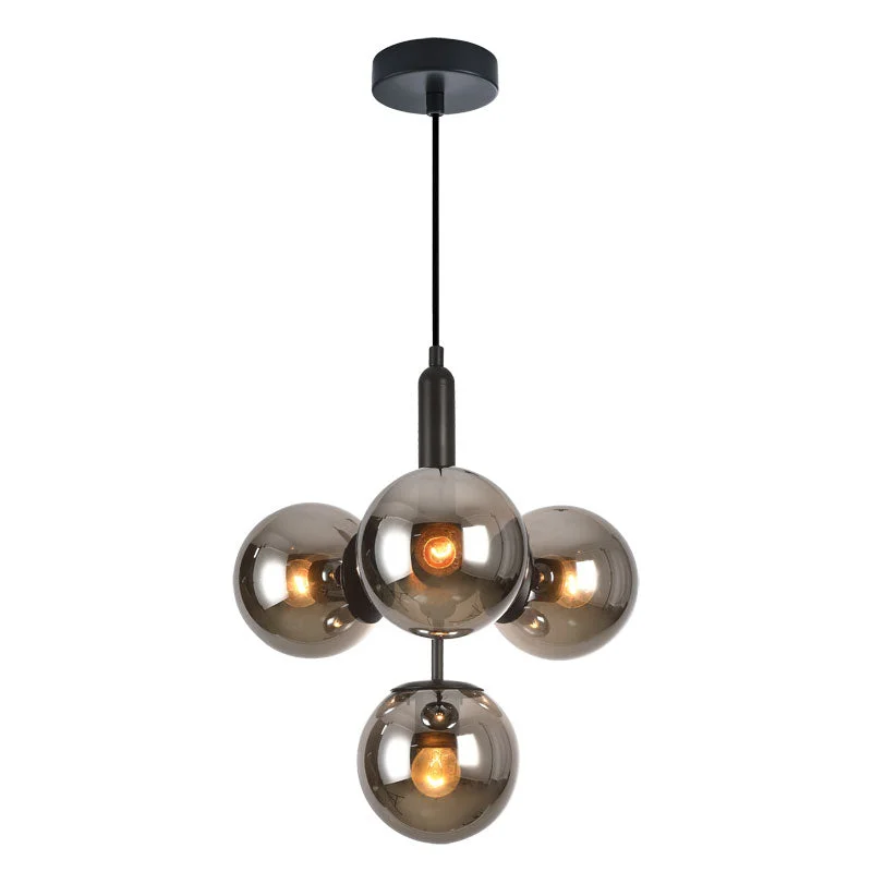 Track lighting with multiple heads for flexibilityPlanet 4/10Lt Centre Ceiling Light - Smoked Glass Track lighting with multiple heads for flexibilityPlanet 4/10Lt Centre Ceiling Light - Smoked Glass