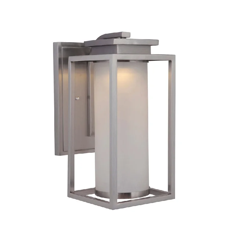 Industrial Lighting for Woodworking FactoriesVailridge 1 Light Small LED Outdoor Wall Lantern in Stainless Steel Industrial Lighting for Woodworking FactoriesVailridge 1 Light Small LED Outdoor Wall Lantern in Stainless Steel