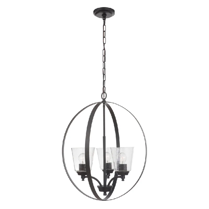 Energy - Efficient Industrial Lighting for Cost - SavingsTyler 3 Light Foyer in Flat Black Energy - Efficient Industrial Lighting for Cost - SavingsTyler 3 Light Foyer in Flat Black