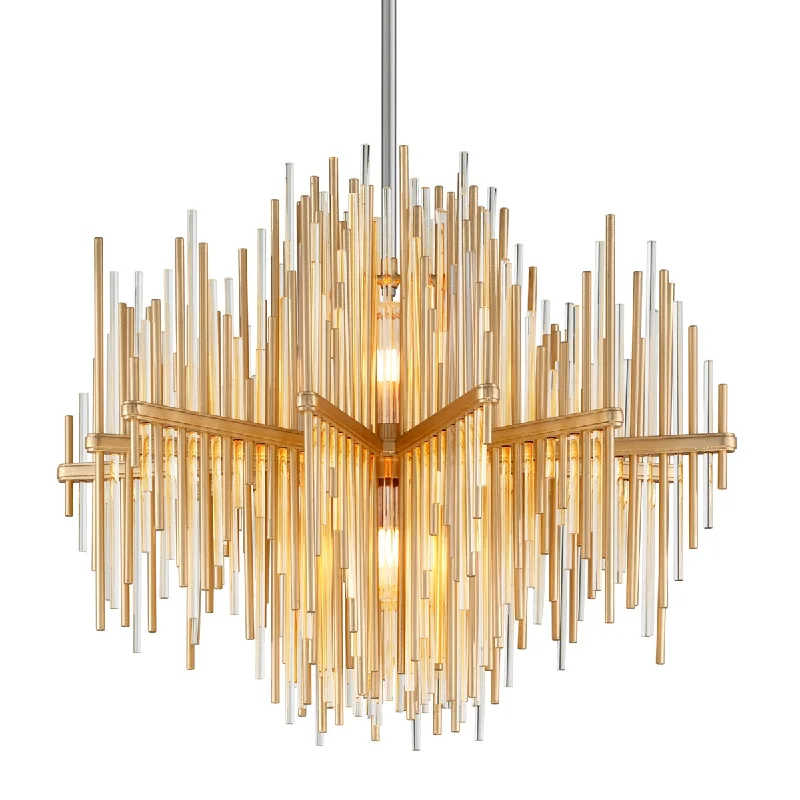 Track lighting for updating office lobbiesTheory Chandelier
