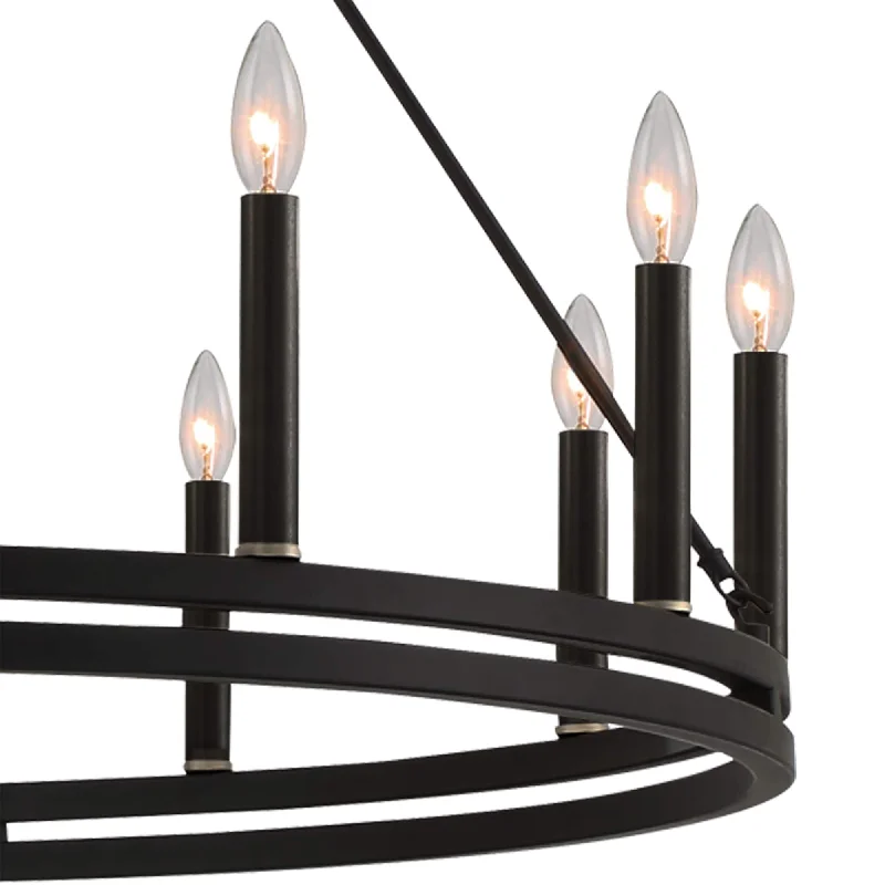Chandeliers for Dining Rooms to Set the Mood for MealsChandeliers for Dining Rooms to Set the Mood for MealsAcroma 12-light Farmhouse Black Wagon Wheel Chandelier - N/A Chandeliers for Dining Rooms to Set the Mood for MealsChandeliers for Dining Rooms to Set the Mood for MealsAcroma 12-light Farmhouse Black Wagon Wheel Chandelier - N/A