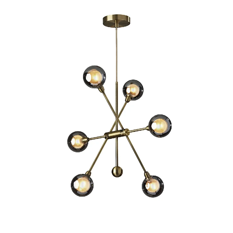 Industrial Iron Chandeliers for Loft - Inspired SpacesIndustrial Iron Chandeliers for Loft - Inspired SpacesStarling LED 6 Light Chandelier