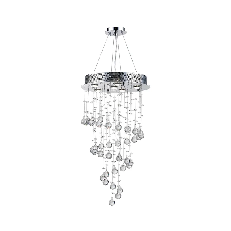 Chandeliers with Metal Frames in Bronze FinishChandeliers with Metal Frames in Bronze FinishContemporary Spiral LED Chandelier - W:46cm H:90cm