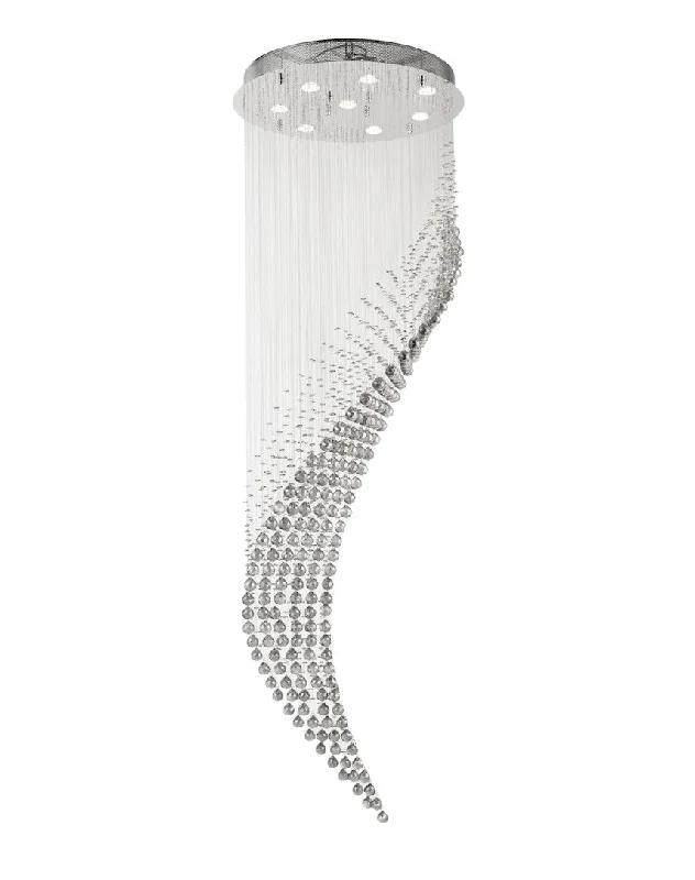 Chandeliers with Pendant Lights for a Stylish LookChandeliers with Pendant Lights for a Stylish LookContemporary Wave LED Chandelier - SMOKE - W:60cm H:190cm Chandeliers with Pendant Lights for a Stylish LookChandeliers with Pendant Lights for a Stylish LookContemporary Wave LED Chandelier - SMOKE - W:60cm H:190cm