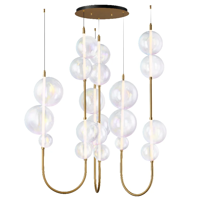 Chandeliers with Metal Frames in Gold FinishChandeliers with Metal Frames in Gold FinishDreamer LED Cord-Hung Pendant Chandeliers with Metal Frames in Gold FinishChandeliers with Metal Frames in Gold FinishDreamer LED Cord-Hung Pendant