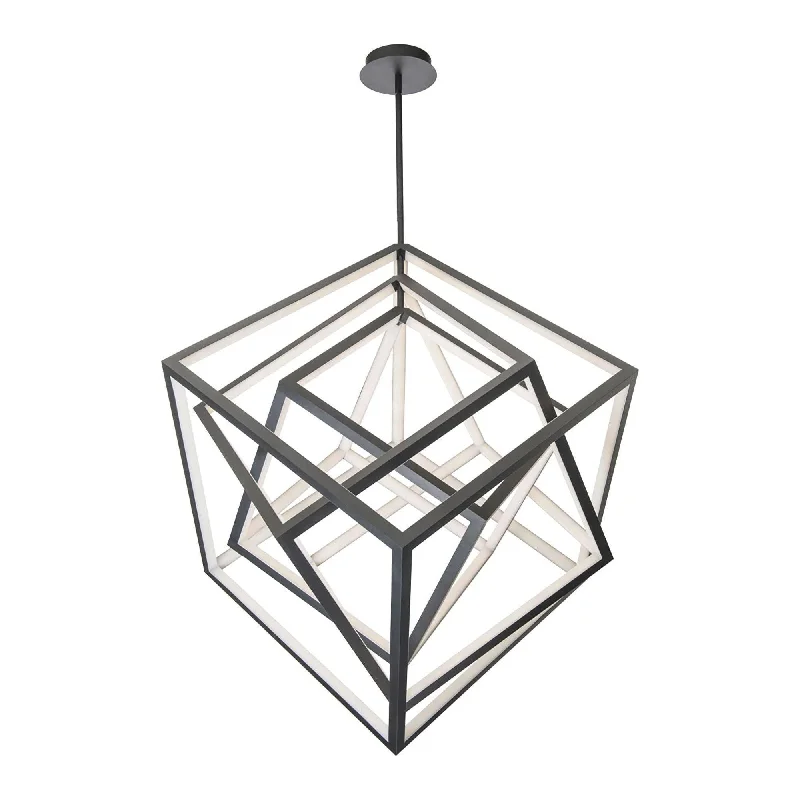 Chandeliers with Metal Frames in Silver FinishChandeliers with Metal Frames in Silver FinishAtlas 35.3" LED Chandelier