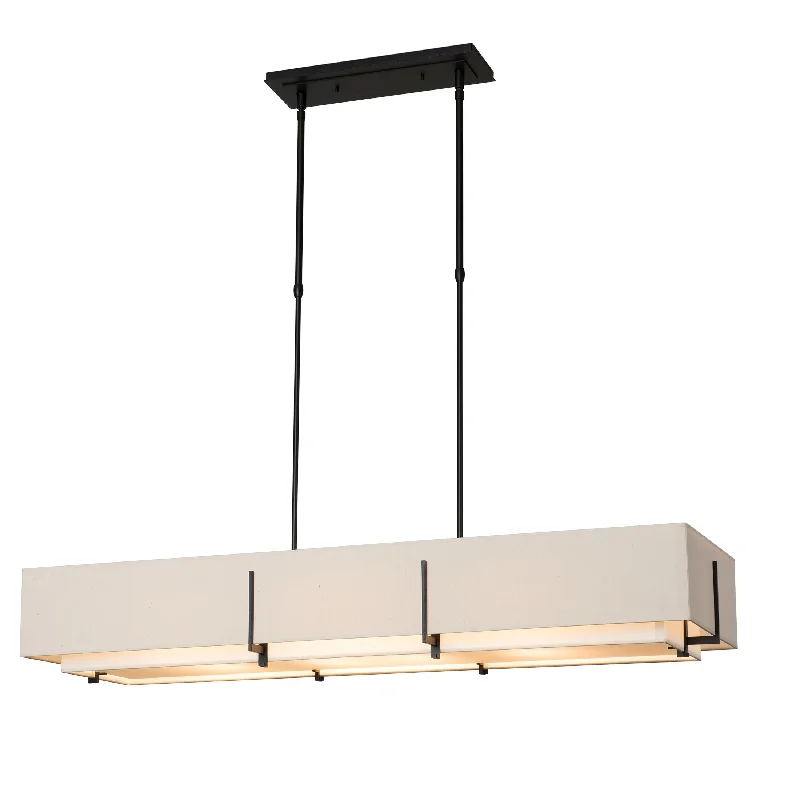 Industrial Iron Chandeliers for Loft - Inspired SpacesIndustrial Iron Chandeliers for Loft - Inspired SpacesExos Rectangular Pendant