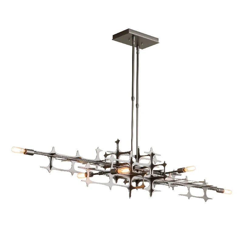 Chandeliers with Metal Frames in Gold FinishChandeliers with Metal Frames in Gold FinishGrid Pendant
