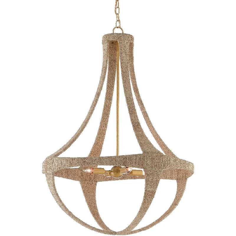 Chandeliers with Metal Frames in Black FinishChandeliers with Metal Frames in Black FinishIbiza Rope Chandelier