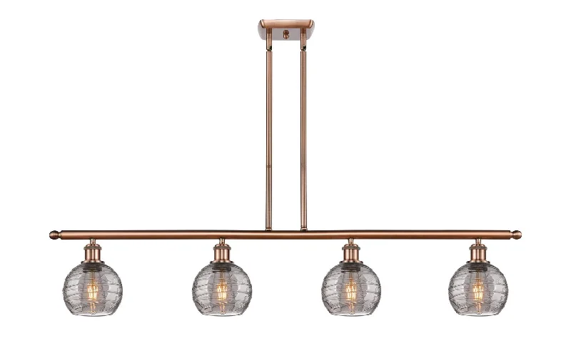 Chandeliers with Frosted Glass for a Softer Light DiffusionChandeliers with Frosted Glass for a Softer Light DiffusionInnovations Ballston 516-4I-AC-G1213-6SM Chandelier Light - Antique Copper Chandeliers with Frosted Glass for a Softer Light DiffusionChandeliers with Frosted Glass for a Softer Light DiffusionInnovations Ballston 516-4I-AC-G1213-6SM Chandelier Light - Antique Copper