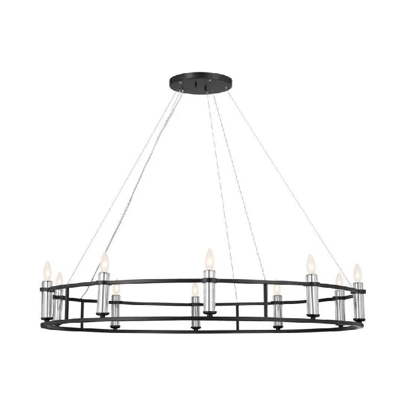 Chandeliers with Metal Frames in Silver FinishChandeliers with Metal Frames in Silver FinishRosalind 10-Light Chandelier Chandeliers with Metal Frames in Silver FinishChandeliers with Metal Frames in Silver FinishRosalind 10-Light Chandelier