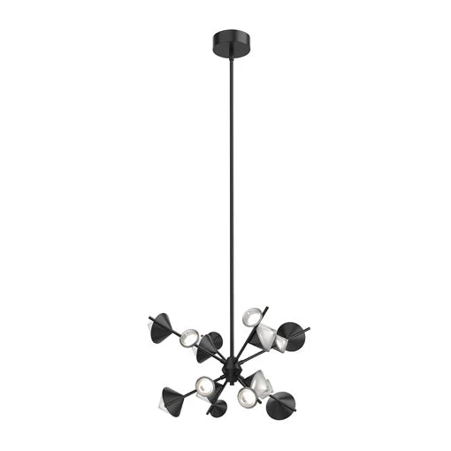 Chandeliers with Clear Crystal for a Sparkling EffectChandeliers with Clear Crystal for a Sparkling EffectGeode LED Chandelier