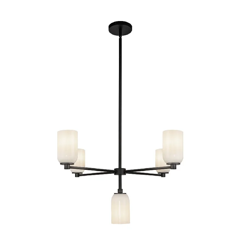 Chandeliers with Metal Frames in Copper FinishChandeliers with Metal Frames in Copper FinishNola Five Light Chandelier