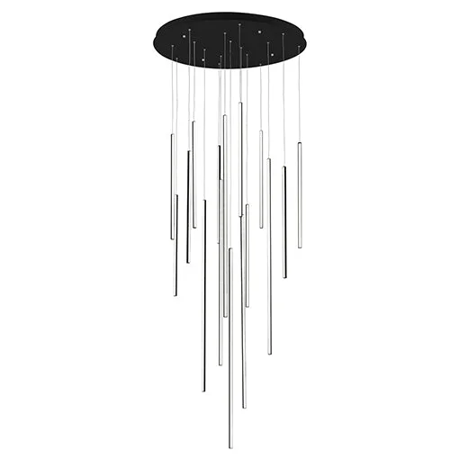 Chandeliers with Metal Frames in Black FinishChandeliers with Metal Frames in Black FinishChute LED Pendant Chandeliers with Metal Frames in Black FinishChandeliers with Metal Frames in Black FinishChute LED Pendant